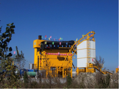 林泰阁CSD3000双筛网滚筒型标准集装箱式沥青搅拌站