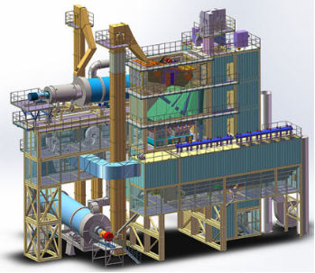 山推建友LB4000-5RL5R沥青混合料搅拌站